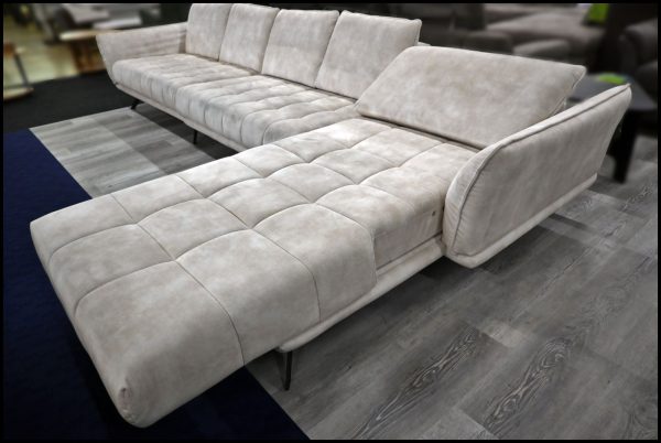 Megapol MP-IN20041 Sofa – Amira Ecru mit Relax- & Schlaffunktion – Bild 10