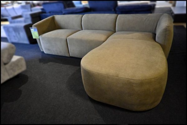 Exxpo Polsterecke X in Moosgrün modernes Sofa