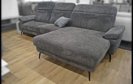 HUKLA Polsterecke Relaxfunktion und Flockenstoffbezug