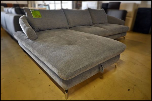 Futuro Ecksofa – Sofa in Grau mit Schlaffunktion & Stauraum – Bild 2