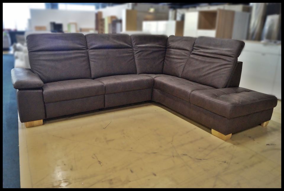 Polipol PP-LA21164 Sofa – Mikrofaser braun mit Relaxfunktion – Bild 6