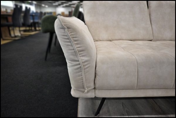 Megapol MP-IN20041 Sofa – Amira Ecru mit Relax- & Schlaffunktion – Bild 7