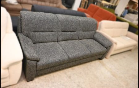 Polipol Memphis 3-Sitzer Sofa mit Webstoff Fine Bezug in Sand – komfortabel und elegant