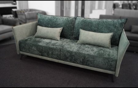 Niko Merry Schlafsofa mit Webstoffbezug in Grüntönen – komfortabel und elegant