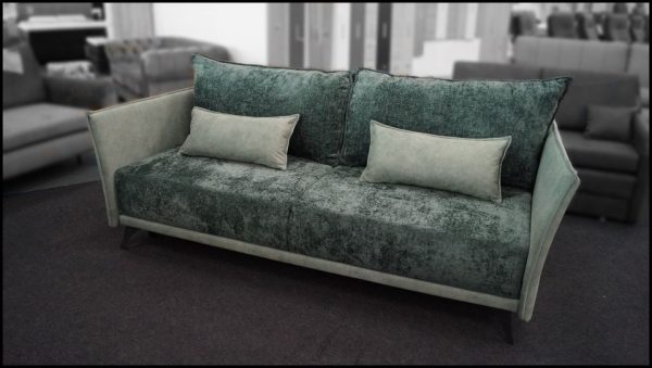 Niko Merry Schlafsofa mit Webstoffbezug in Grüntönen – komfortabel und elegant
