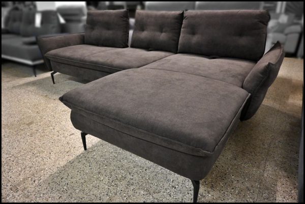 Exxpo Alexis Ecksofa – braunes Sofa mit Sitztiefenverstellung – Bild 3