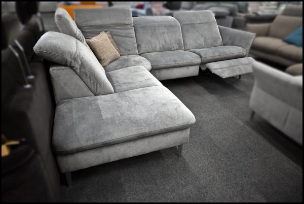 HUKLA HU-RL17008 – Sofa in Grau mit Relaxfunktion & Verstellungen – Bild 3