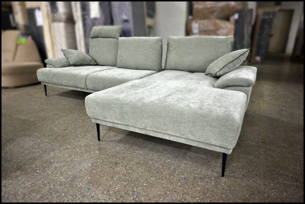 Exxpo Cayenne Ecksofa mit Sitz- und Kopfteilverstellung