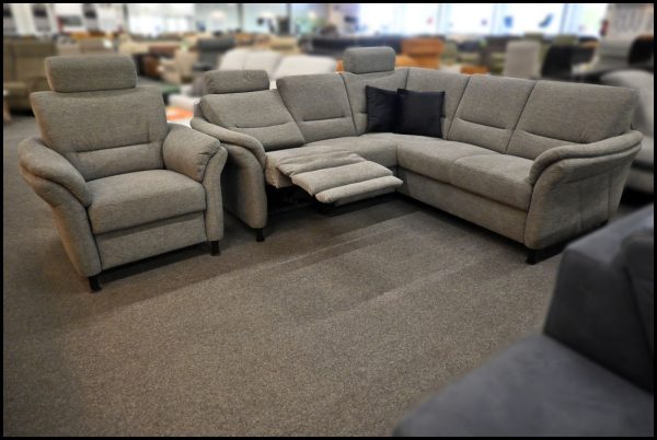 Zehdenick ZE-EM16033 Sofa Grau – mit Relaxfunktion – Bild 2