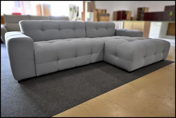 Quadra Sofa grau mit Federkern