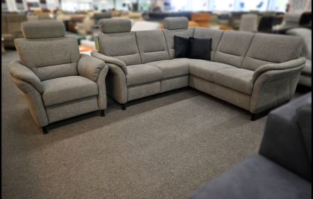 Zehdenick ZE-EM16033 Sofa Grau mit Relaxfunktion