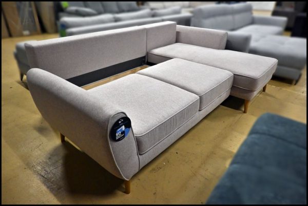 Exxpo Candy Ecksofa – Sofa in Rose mit Bettfunktion & Bettkasten – Bild 2