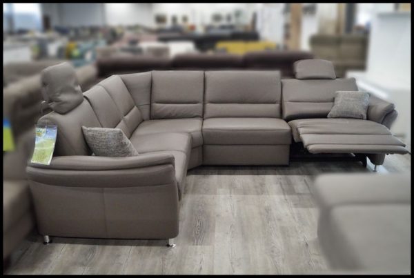 Polinova PN-EM16033 Ledersofa – modern mit Relaxfunktion – Bild 2