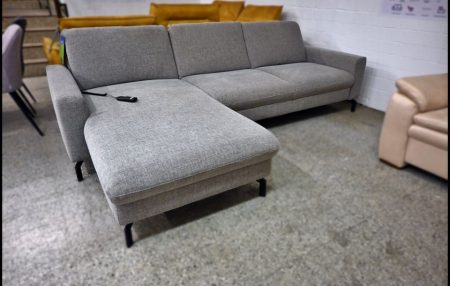 Zehdenick ZE-EM20028 Sofa Grau mit Sitztiefenverstellung