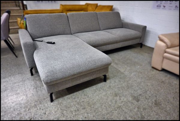 Zehdenick ZE-EM20028 Sofa Grau mit Sitztiefenverstellung