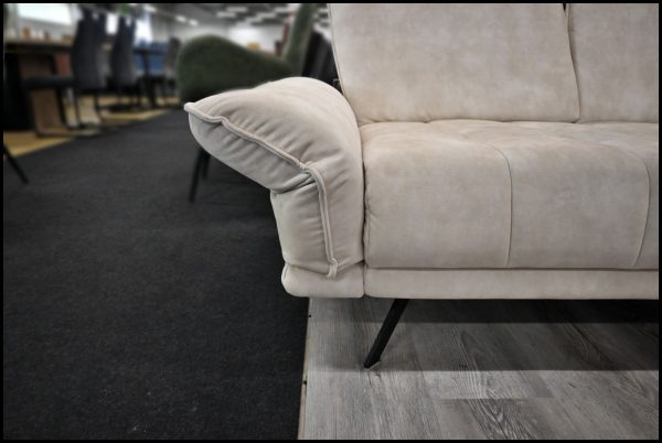 Megapol MP-IN20041 Sofa – Amira Ecru mit Relax- & Schlaffunktion – Bild 8