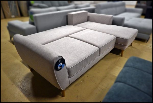 Exxpo Candy Ecksofa – Sofa in Rose mit Bettfunktion & Bettkasten – Bild 3