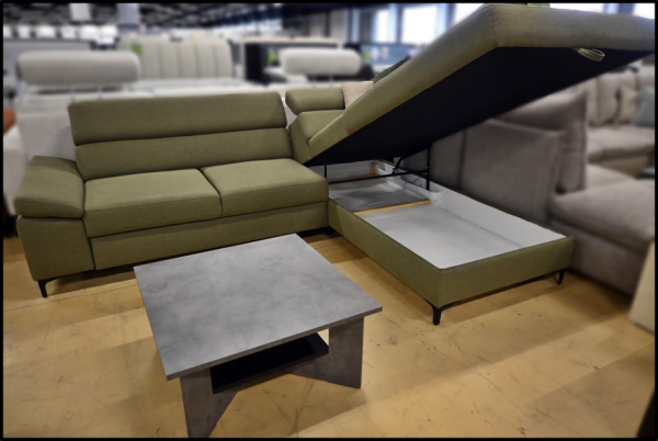 Benix Lonigo Ecksofa – Sofa mit Bettfunktion & Federkern – Bild 4