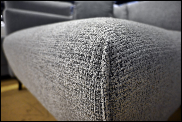 Polsterecke Foggia – graues Sofa mit Federkern, Bettfunktion & Stauraum – Bild 5