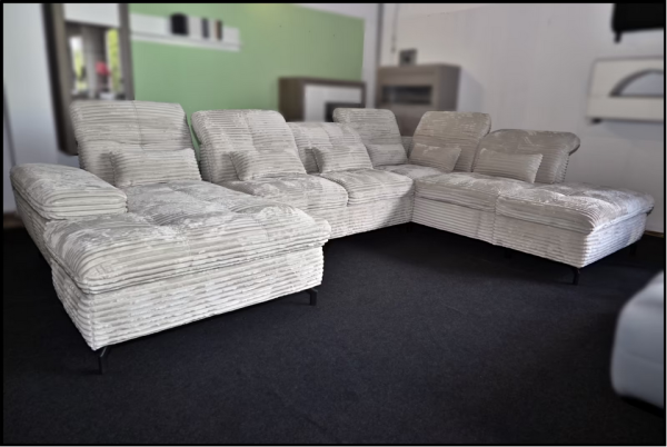 Wohnlandschaft Bergen – Sofa mit Bettfunktion & Stauraum – Bild 8