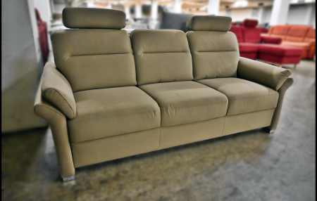 Polipol 3-Sitzer Sofa mit Enoa Stoffbezug in Sand – komfortabel und elegant