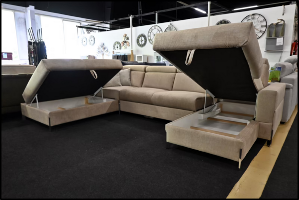 Denver Wohnlandschaft – Sofa mit Bettfunktion & Stauraum – Bild 5