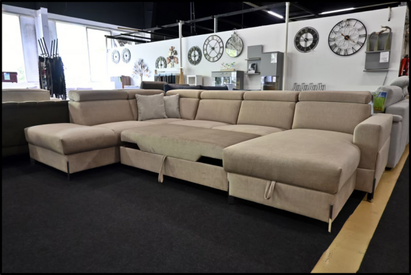 Denver Wohnlandschaft – Sofa mit Bettfunktion & Stauraum – Bild 4