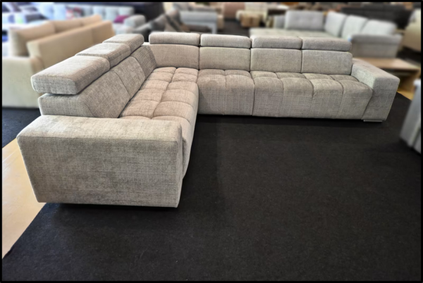 Ecksofa Evio – Sofa mit verstellbaren Kopfteilen – Bild 6