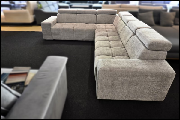Ecksofa Evio – Sofa mit verstellbaren Kopfteilen – Bild 5