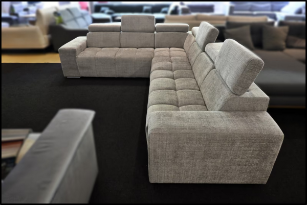 Ecksofa Evio – Sofa mit verstellbaren Kopfteilen – Bild 4