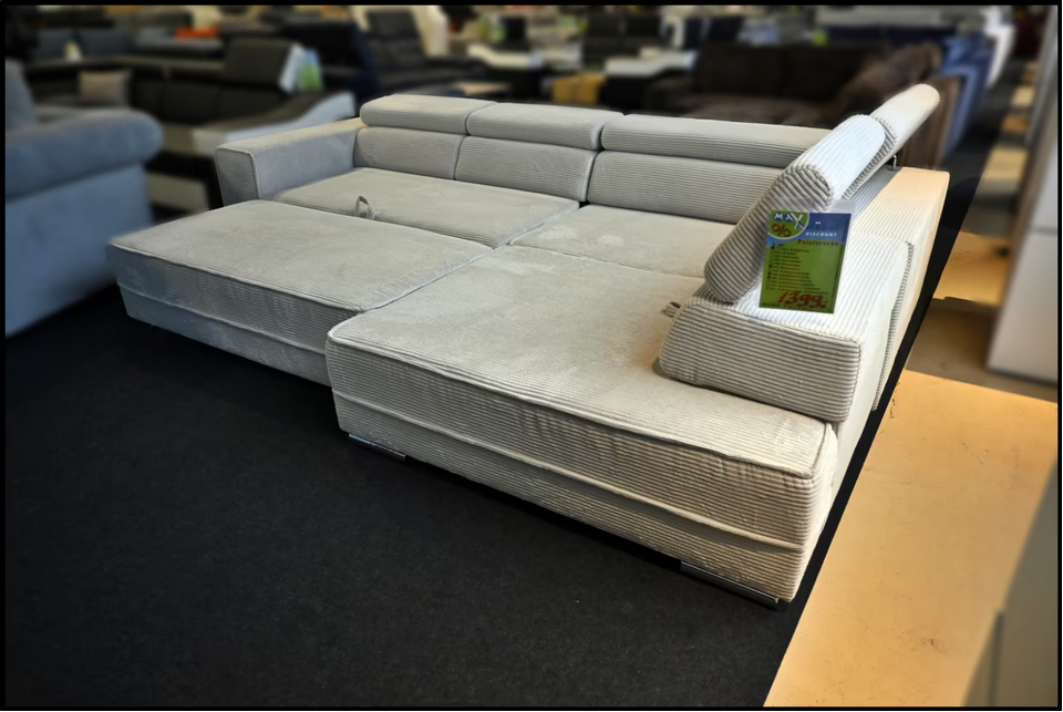 Ecksofa Elias – Sofa mit Bettfunktion & Sitztiefe – Bild 4