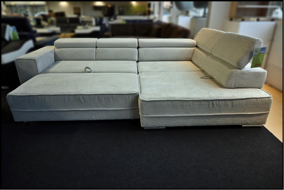 Ecksofa Elias – Sofa mit Bettfunktion & Sitztiefe – Bild 3