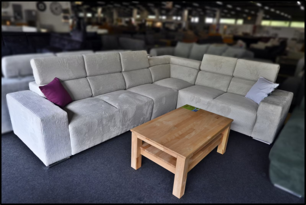 Ecksofa Evita – Sofa mit Federkern & verstellbaren Kopfteilen – Bild 3