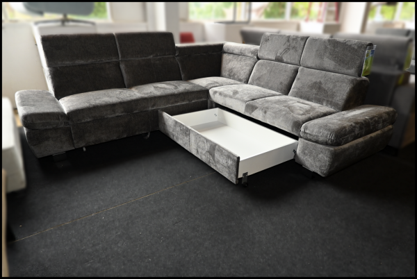 Happy Ecksofa – Sofa mit Bettfunktion & Bettkasten – Bild 4