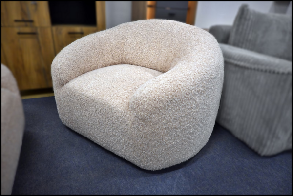 Yan Polsterecke mit Sessel – cremefarben & modern – Bild 3