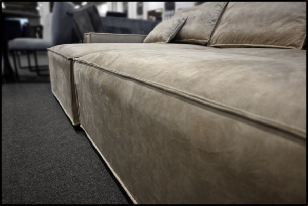 Lina U Wohnlandschaft – Sofa mit Hocker & Kissen – Bild 4