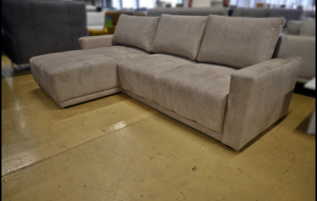Benix Sofa Pavo in Capuccino mit Bettfunktion