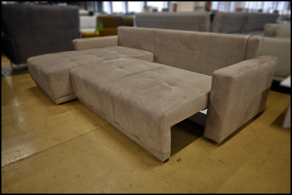 Benix Sofa Pavo – Samt-Sofa mit Bettfunktion & Stauraum – Bild 3