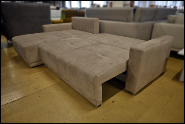 Benix Sofa Pavo – Samt-Sofa mit Bettfunktion & Stauraum – Bild 2