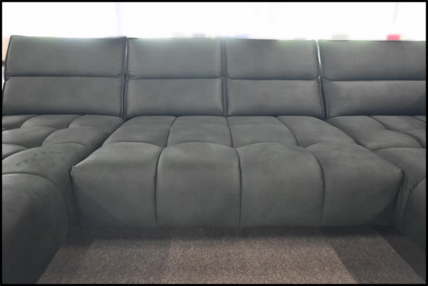 Wohnlandschaft Palazz – XXL Sofa Woodgreen mit Bettfunktion – Bild 9