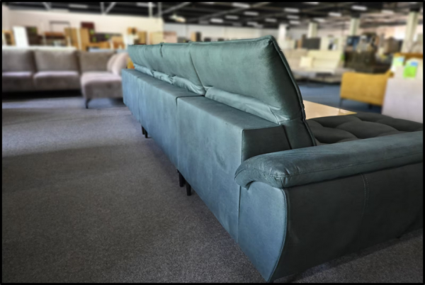 Wohnlandschaft Palazz – XXL Sofa Woodgreen mit Bettfunktion – Bild 2