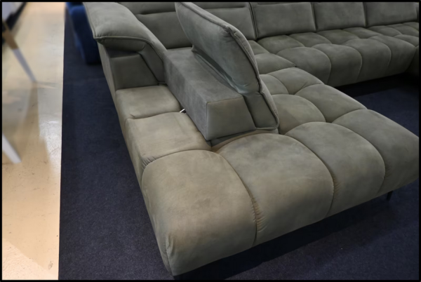 Wohnlandschaft My Place – XXL Sofa Moosgrün mit Bettfunktion – Bild 5