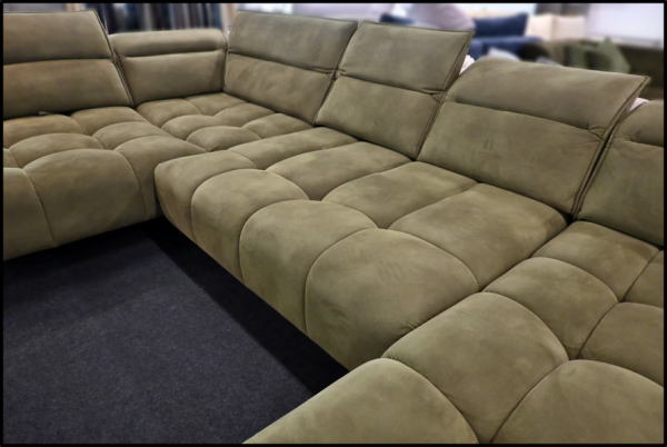 Wohnlandschaft My Place – XXL Sofa Moosgrün mit Bettfunktion – Bild 2