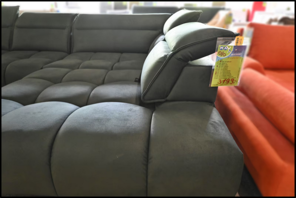 Wohnlandschaft Palazz – XXL Sofa Woodgreen mit Bettfunktion – Bild 3