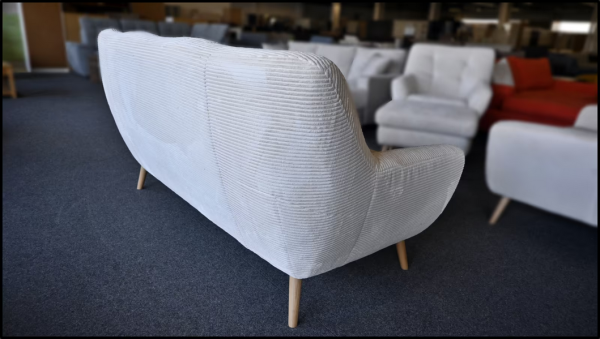 Exxpo by Gala 3-2-1 Scandi Cord beige – Sofa-Set mit Federkern – Bild 2