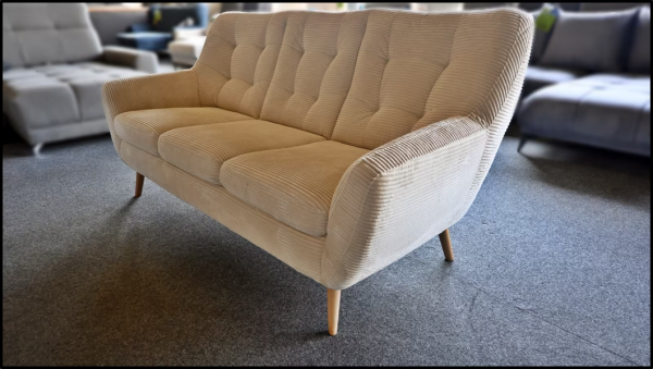 Exxpo by Gala 3-2-1 Scandi Cord beige – Sofa-Set mit Federkern – Bild 3