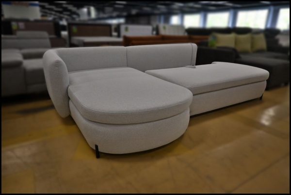 Freya Ecksofa – Sofa in Weiß mit Bettfunktion & Stauraumc – Bild 2