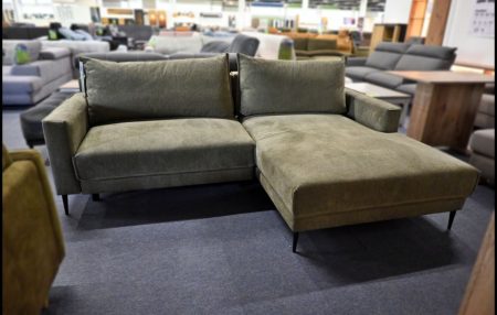 Benix Candy Ecksofa in Woodgreen mit Bettfunktion