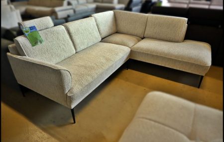 Norid Sofa Beige Grau mit Federkern