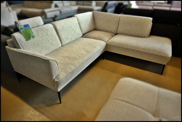 Norid Sofa Beige Grau mit Federkern